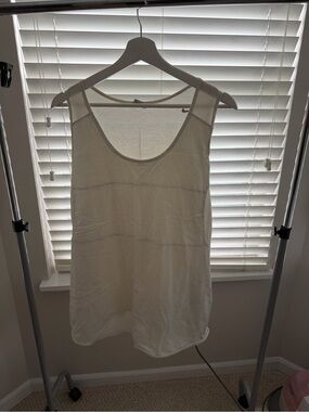 Nike Men's Cream Athletic Tank Top